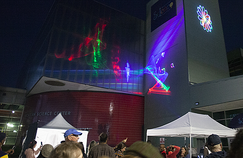 Illuminatus Lasers at DLECTRICITY, Michigan Science Center