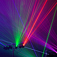 Illuminatus Lasers at Ann Arbor Summer Festival