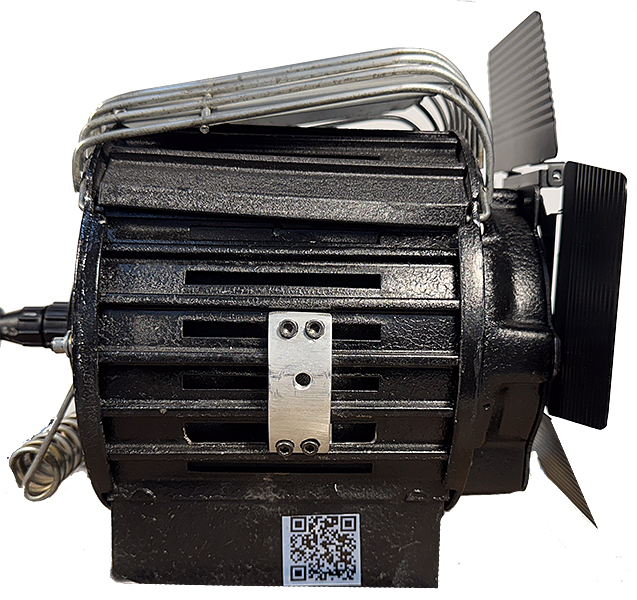 FlareLight projector built into a forties stage light